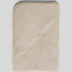 Parachute Organic Hooded Baby Towel NATURAL tan color